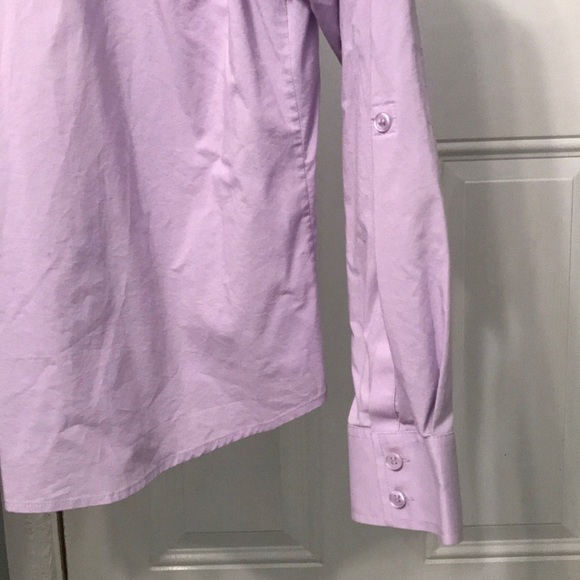 Chico’s Size 3 Lavender Long Sleeve Shirt - Picture 5 of 5